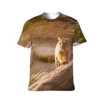 yanfind Adult Full Print T-shirts (men And Women) Big Travel Cat Outdoors Wild Hunter Jungle Tropical Safari Wildlife