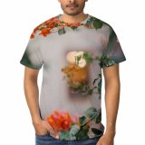yanfind Adult Full Print T-shirts (men And Women) Aroma Bloom Blurred Botanic Botany Branch Bush Cultivate Delicate Flora Floral