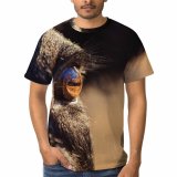 yanfind Adult Full Print T-shirts (men And Women) Cattle Cow Daylight Eyelash Fur Outdoors Side