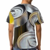 yanfind Adult Full Print T-shirts (men And Women) Technology Recycling Storage Metallic Empty Cola Container Packaging Glazed Aluminum