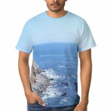 yanfind Adult Full Print Tshirts (men And Women) Lighthouse Sea Landscape Beach Seashore Sky