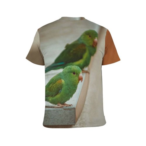 yanfind Adult Full Print T-shirts (men And Women) Beak Bird Blurred Building Calm Colorful Construction Daylight Daytime Detail