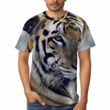 yanfind Adult Full Print T-shirts (men And Women) Big Fur Cat Hunter Jungle Safari Wildlife Angry Danger