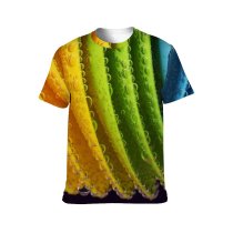 yanfind Adult Full Print T-shirts (men And Women) Bubbles Colorful