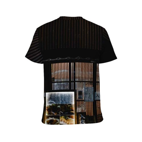yanfind Adult Full Print T-shirts (men And Women) Light Art Dark Building Architecture Travel Window Outdoors Urban Glass