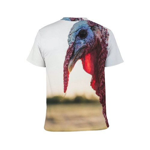yanfind Adult Full Print T-shirts (men And Women) Attentive Beak Bird Watching Blurred Calm Countryside Creature Daylight Domesticated Ecology