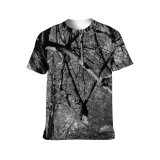 yanfind Adult Full Print T-shirts (men And Women) Autumn Branch Bw Countryside Daytime Fall Fallen Field Flora Foliage Forest Grass