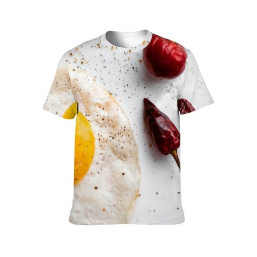 yanfind Adult Full Print T-shirts (men And Women) Dawn Hot Health Fruit Ingredients Drop Grow Nutrition