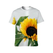 yanfind Adult Full Print T-shirts (men And Women) Aroma Aromatic Bloom Blurred Bouquet Bud Bunch Colorful Decor Decoration Delicate