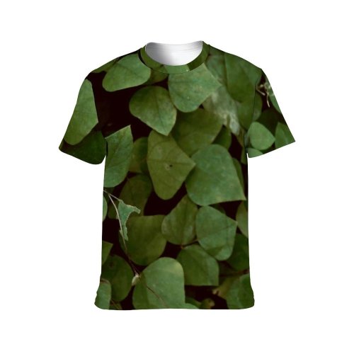 yanfind Adult Full Print T-shirts (men And Women) Love Texture Abstract Luck Leaf Ground Outdoors Flora Growth Soil Romance