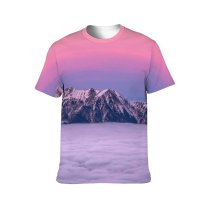 yanfind Adult Full Print T-shirts (men And Women) Beautiful Dawn Desktop Dusk Fog Foggy Frost Frozen Landscape Mac