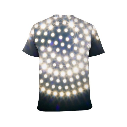 yanfind Adult Full Print T-shirts (men And Women) Abstract Closeup Club Concept Decoration Descriptive Design Fancy Fire Glitter