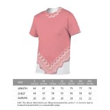 yanfind Adult Full Print T-shirts (men And Women) 2d Heart Love Romance Valentine Pearl Mom Mother Checker