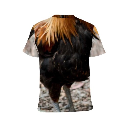 yanfind Adult Full Print T-shirts (men And Women) Bird Farm Chicken Beak Hen Outdoors Rural Wildlife Feather Poultry Avian Crest