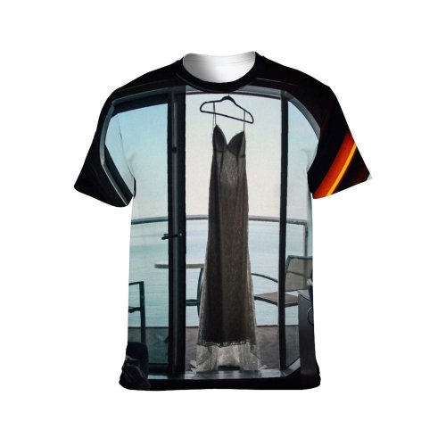 yanfind Adult Full Print T-shirts (men And Women) Arrangement Atmosphere Balcony Bridal Celebrate Ceremony Classy Contemporary Dark Decoration Elegant Empty