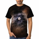 yanfind Adult Full Print T-shirts (men And Women) Light Space Dark Storm Evening Dusk Outdoors Astronomy Lunar
