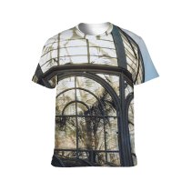 yanfind Adult Full Print T-shirts (men And Women) Architectural Design Architecture Sky Building Clouds Contemporary Daylight Daytime Exterior Futuristic Glass