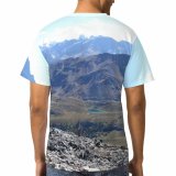 yanfind Adult Full Print Tshirts (men And Women) Alpine Lake Mountains Landscape