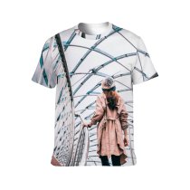 yanfind Adult Full Print T-shirts (men And Women) City Building Construction Architecture Big High Travel Urban Carnival