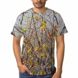 yanfind Adult Full Print Tshirts (men And Women) Autumn Branches Colorful Countryside Foliage Forest Leaves Outdoor Park Tree