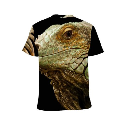 yanfind Adult Full Print T-shirts (men And Women) Chameleon Lizard Pet Reptile Scale Wildlife