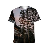 yanfind Adult Full Print T-shirts (men And Women) Architecture Sky Building Calm Construction Contemporary Cottage Country Countryside Daytime Design Dwell