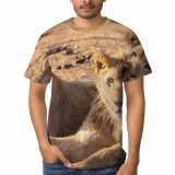 yanfind Adult Full Print T-shirts (men And Women) Fur Safari Wildlife Danger Lioness Cub Panthera Big Cat Serengeti