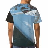 yanfind Adult Full Print T-shirts (men And Women) Building Calm Cloudless Cottage Country Countryside Daylight Daytime Destination Dwell Freeze Frost