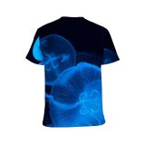 yanfind Adult Full Print T-shirts (men And Women) Aqua Burn Clear Colorful Creature Danger Dark Deep Depth Dynamic Ecosystem Flock