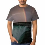 yanfind Adult Full Print T-shirts (men And Women) Light Sea Landscape Beach Ocean Storm Lake Evening Travel Motion Seascape
