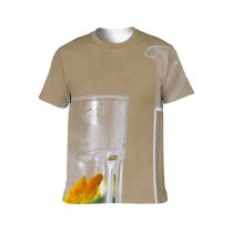 yanfind Adult Full Print T-shirts (men And Women) Clean Health Tropical Still Liquid Juice Empty Container Simplicity Icee