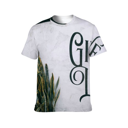 yanfind Adult Full Print T-shirts (men And Women) Art Botanic Botany Cultivate Decor Decoration Decorative Delicate Design Dracaena Trifasciata Evergreen