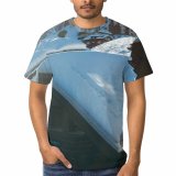 yanfind Adult Full Print T-shirts (men And Women) Building Calm Cloudless Cottage Country Countryside Daylight Daytime Destination Dwell Freeze Frost