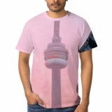 yanfind Adult Full Print T-shirts (men And Women) Architecture Attract Building Center Central City Colorful Communication Complex