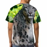 yanfind Adult Full Print T-shirts (men And Women) Fur Danger Staring