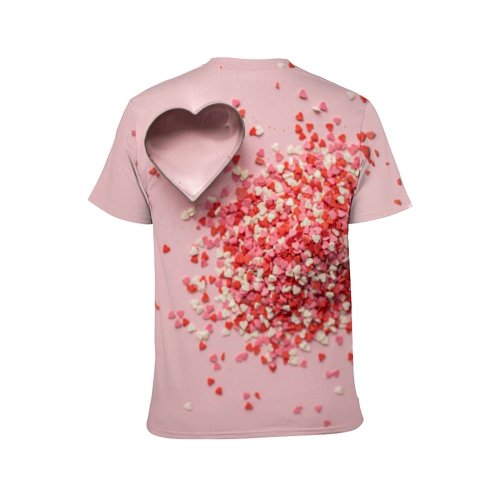 yanfind Adult Full Print T-shirts (men And Women) Art Baking Tin Celebrate Colorful Creative Decor Decorate Decoration Decorative Design