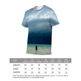 yanfind Adult Full Print T-shirts (men And Women) Sea Beach Sand Relaxation Ocean Summer Travel Seascape Seashore Island Outdoors