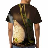 yanfind Adult Full Print T-shirts (men And Women) Wood Art Garden Pot Leaf Tree Flower Decoration Christmas Cactus Flora Growth