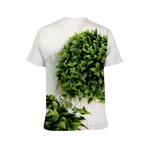 yanfind Adult Full Print T-shirts (men And Women) Bloom Botanic Botany Buxus Sempervirens Box Cultivate Decor Decoration Delicate
