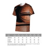 yanfind Adult Full Print T-shirts (men And Women) Ball Basketball Closeup Detail Nobody Sport Sports Sporty Still Streetball Texture