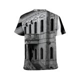 yanfind Adult Full Print T-shirts (men And Women) City Street Building Travel Castle Home Government Outdoors Tourism Town Facade Theater