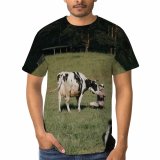 yanfind Adult Full Print T-shirts (men And Women) Backstage Beef Bovine Bull Cattle Cow Dairy Farm Farming Farmland Field Filming