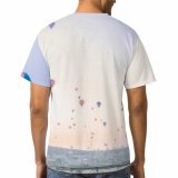 yanfind Adult Full Print T-shirts (men And Women) Flying High Freedom Travel Balloon Fun Adventure Outdoors Hot Aircraft Recreation