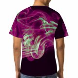 yanfind Adult Full Print T-shirts (men And Women) Abstract Purple Aroma Aromatherapy Smell