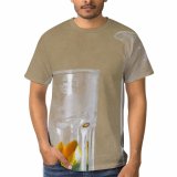 yanfind Adult Full Print T-shirts (men And Women) Clean Health Tropical Still Liquid Juice Empty Container Simplicity Icee