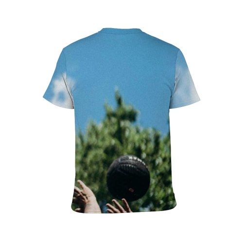 yanfind Adult Full Print T-shirts (men And Women) Summer Girl Grass Tree Freedom Fun Outdoors Action Leisure Recreation