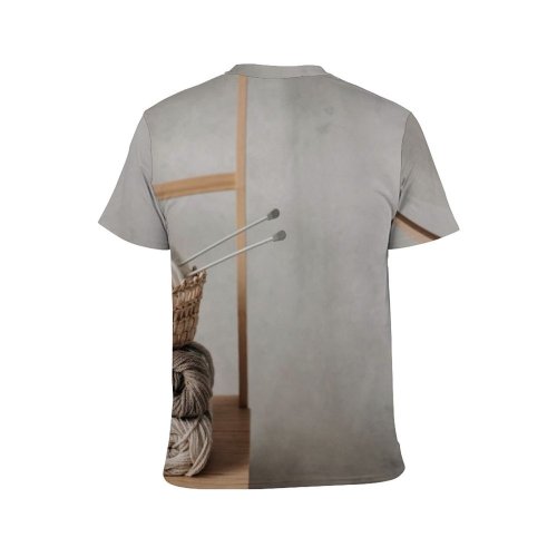 yanfind Adult Full Print T-shirts (men And Women) Art Crafts Atmosphere Autumn Basket Comfort Cotton Craft Crochet Fiber Handmade Hobby