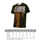 yanfind Adult Full Print T-shirts (men And Women) Axe Dark Grass Handle Iron Landscape Metal Outdoors Sharp Wood Wooden