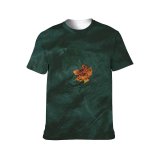 yanfind Adult Full Print T-shirts (men And Women) Aqua Autumn Botany Calm Clear Colorful Fall Foliage From Above Golden