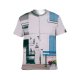 yanfind Adult Full Print T-shirts (men And Women) Apartment Architecture Building Cement City Classic Concrete Construction Design Detail District Door